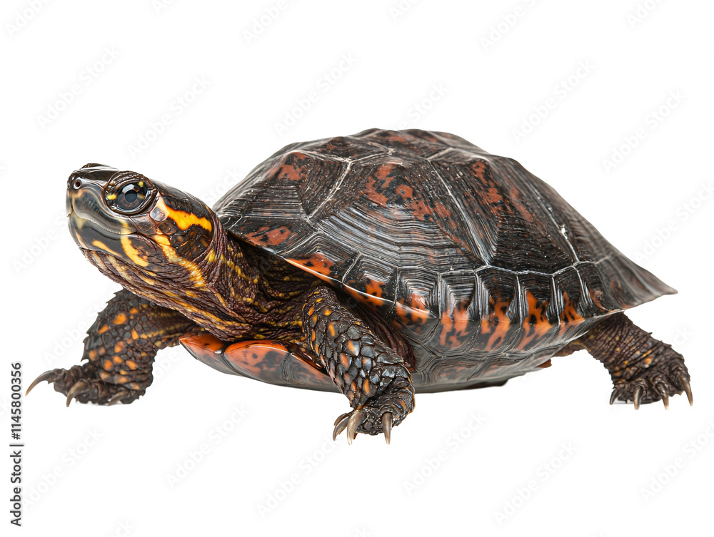 Obraz premium Isolated Wood Turtle