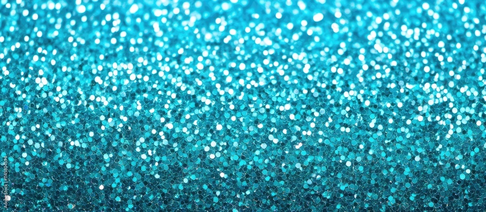 Defocused turquoise glitter background with shimmering lights creating a vibrant and eye-catching visual effect for design projects. Defocused turquoise glitter background with shimmering lights creating a vibrant and eye-catching visual effect for design projects.