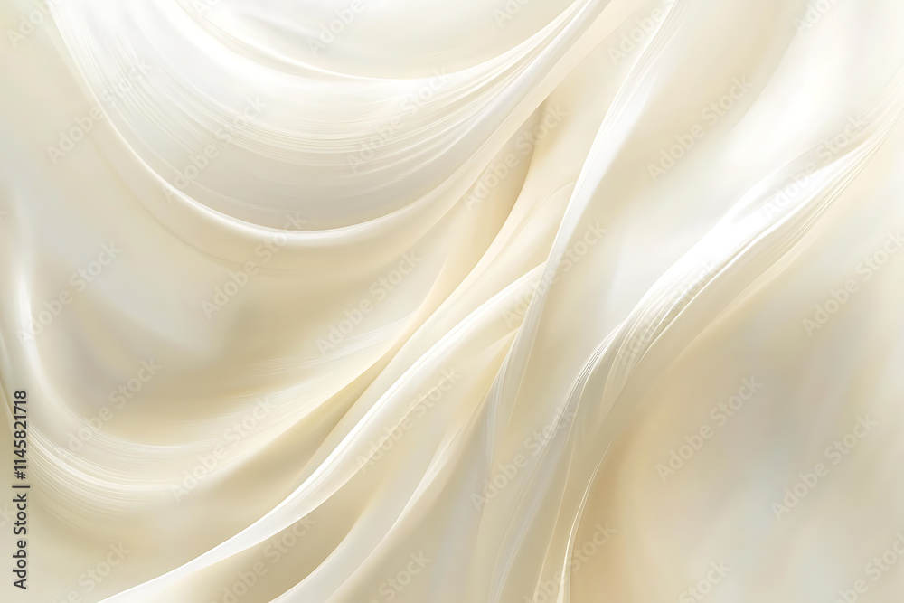 Fototapeta premium Delicate Cream Fabric Texture Background