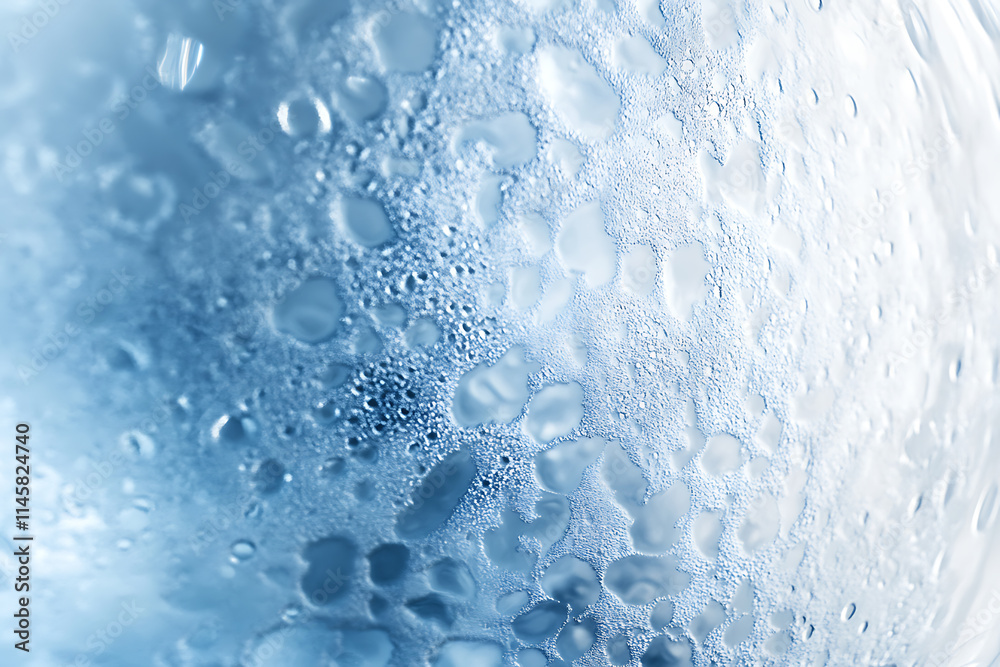 Frozen Water Drops Texture Background