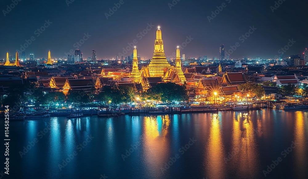view of the royal palace and Temple