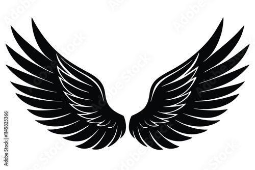 Angel Wings | isolated vector illustration on white background