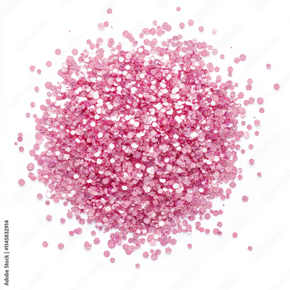 Fototapeta premium Pink Glitter Sparkle: Festive, Elegant, Background, Texture