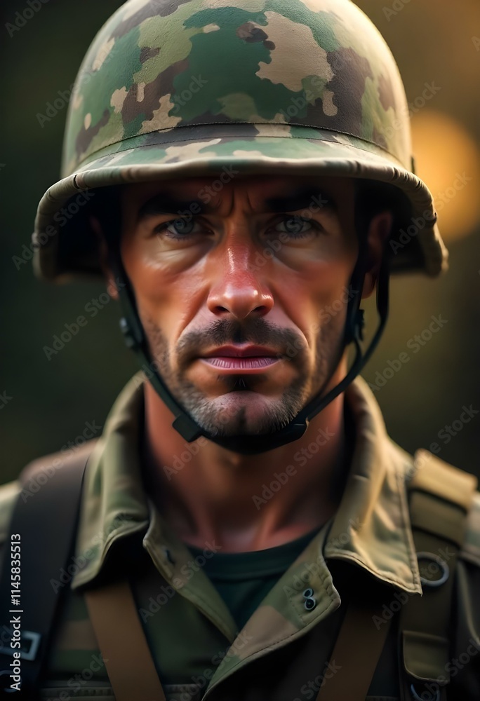 portrait of a soldier portrait of a soldier