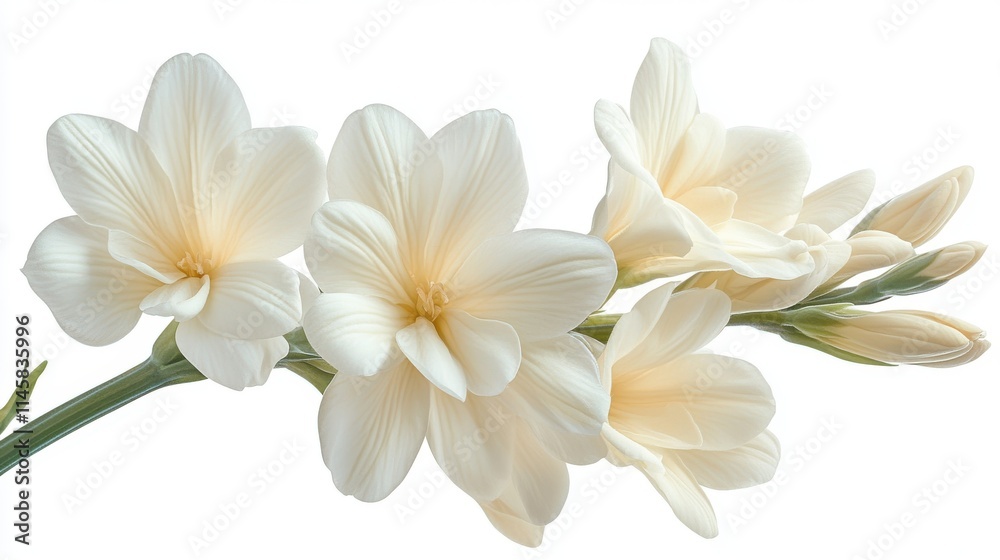illustration of a tuberose flower isolated on a white background tuberose illustration of a tuberose flower isolated on a white background tuberose
