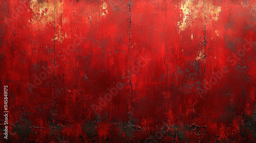 Abstract red and gold textured background.