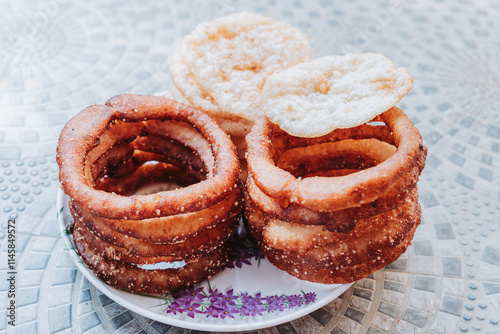 Sel Roti, Very Popular Nepali snacks, Sweet bread