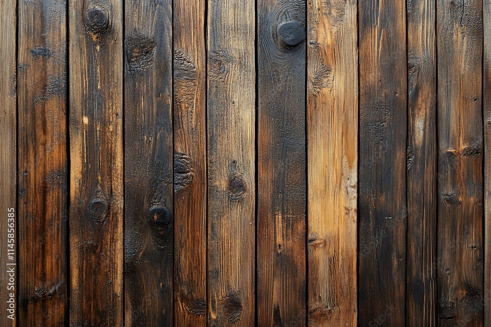 Dark brown vertical wooden planks background texture. Dark brown vertical wooden planks background texture.