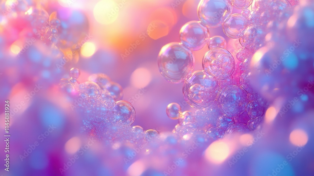 Vibrant bubble foam action abstract colorful background dynamic environment close-up viewpoint art concept Vibrant bubble foam action abstract colorful background dynamic environment close-up viewpoint art concept