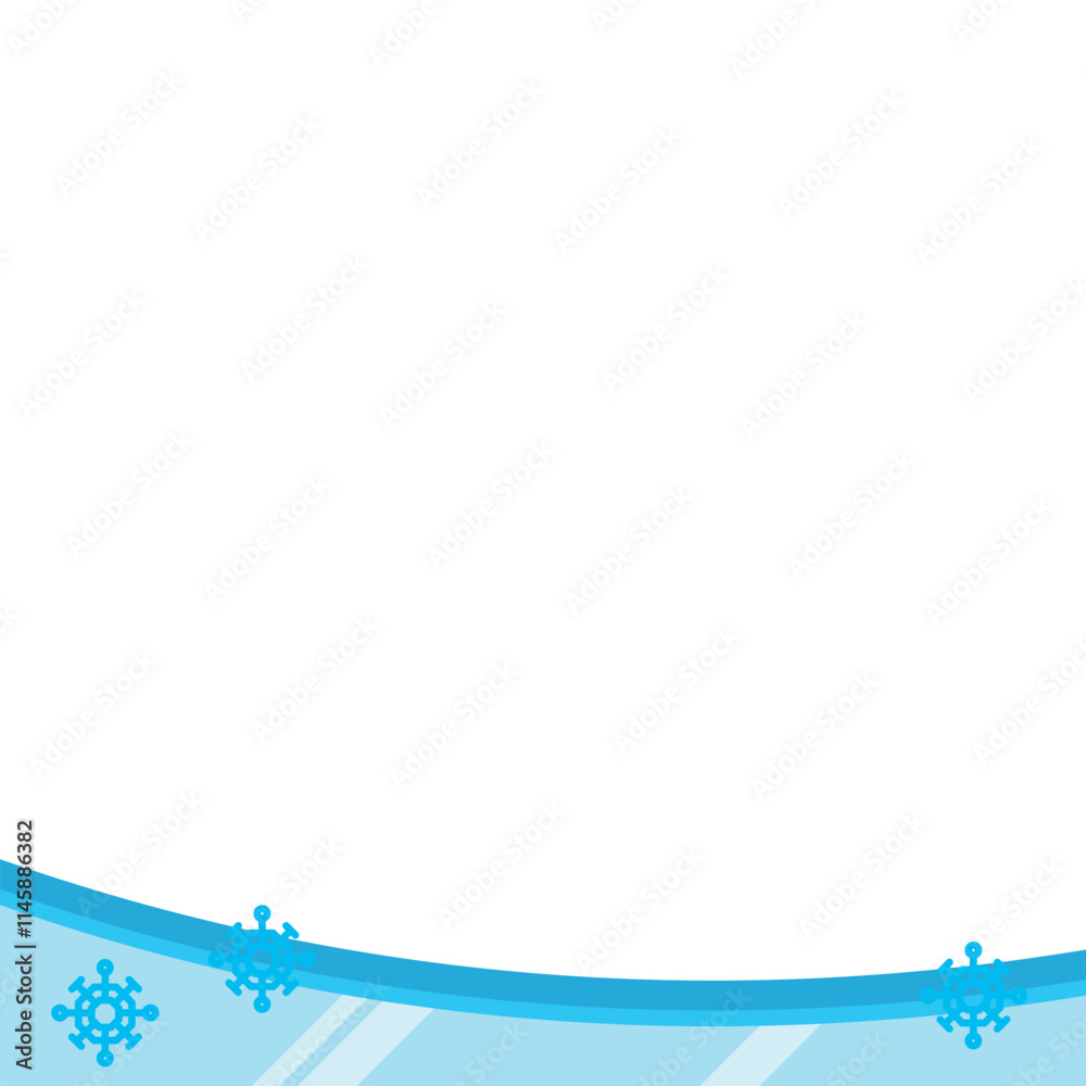 Obraz premium Winter Footer