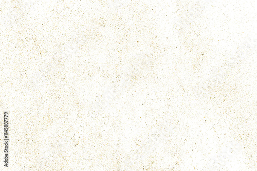 Gold texture pattern on transparent background. Old paper surface. Light golden confetti. Yellow Illustration backdrop. PNG design element.