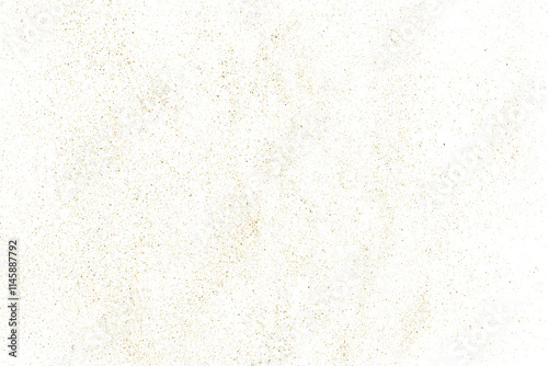 Gold texture pattern on transparent background. Old paper surface. Light golden confetti. Yellow Illustration backdrop. PNG design element.