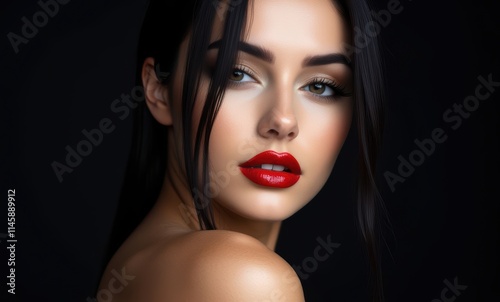 Elegant portrait of a young woman
