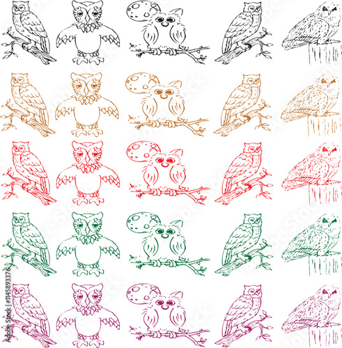 These are bundle of icons and pics in eps to get as needed to color and make size change.