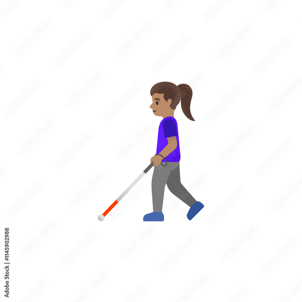 Person Walking with Cane Emoji
Person Walking with Cane Emoji