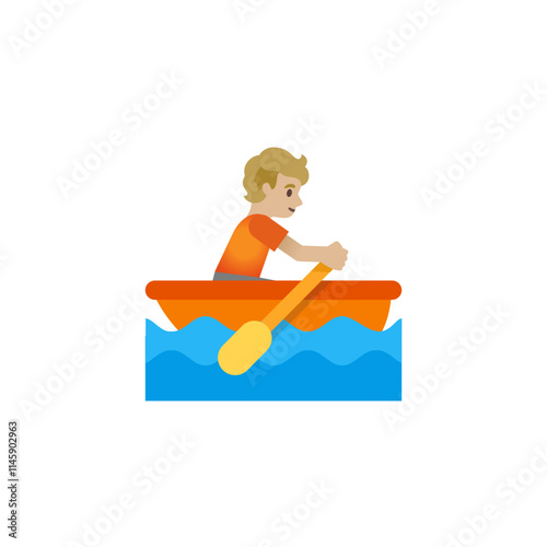 Person Rowing Boat Emoji
