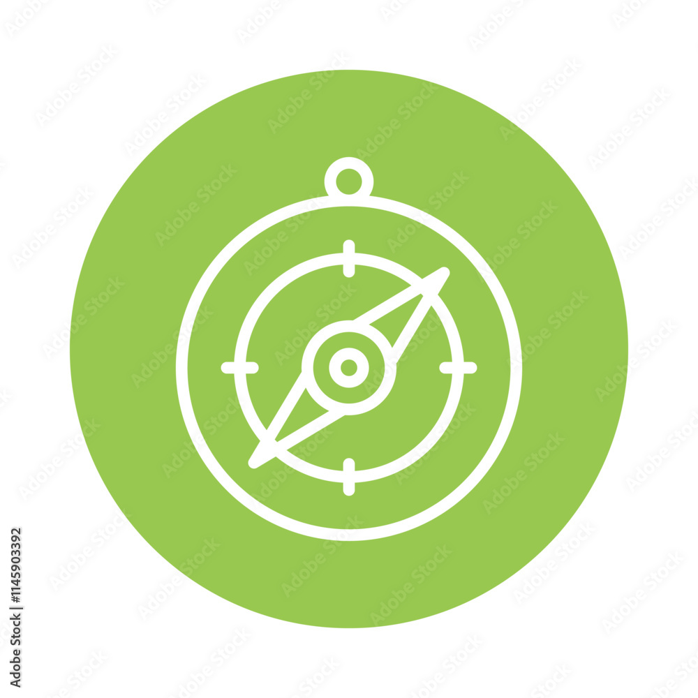 Compass Circle Outline Icon. Eps 10 file Compass Circle Outline Icon. Eps 10 file