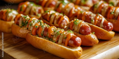 Delicious fresh mini hot dogs served as quick appetizers perfect for gatherings, parties, or casual snacks. These fresh mini hot dogs are ideal for anyone looking for tasty finger food options.