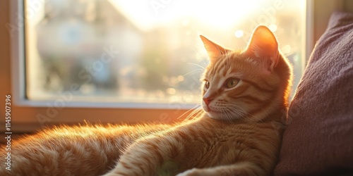 Daily moments showcasing the captivating scenery of domestic cats, highlighting their playful nature and charming antics in a home environment filled with warmth and affection.