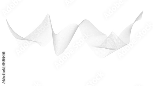 origami crane isolated on white