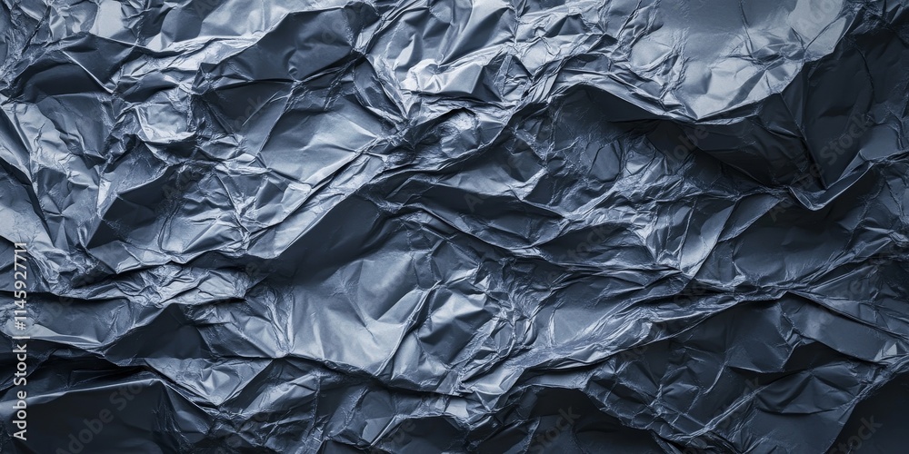 Image depicting crumpled textured plastic, showcasing the unique patterns and depth of crumpled textured plastic for creative projects and visual inspiration. Perfect for design applications featuring Image depicting crumpled textured plastic, showcasing the unique patterns and depth of crumpled textured plastic for creative projects and visual inspiration. Perfect for design applications featuring