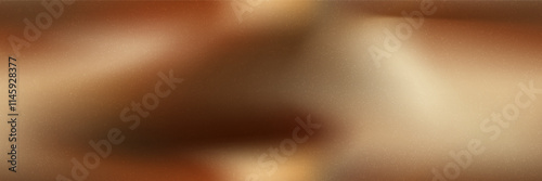 Choco mocca mousse gradient mesh bg with noise as a seamless pattern. Soft silky brown abstract vector illustration with watercolor effect and texture. Blurred vector background