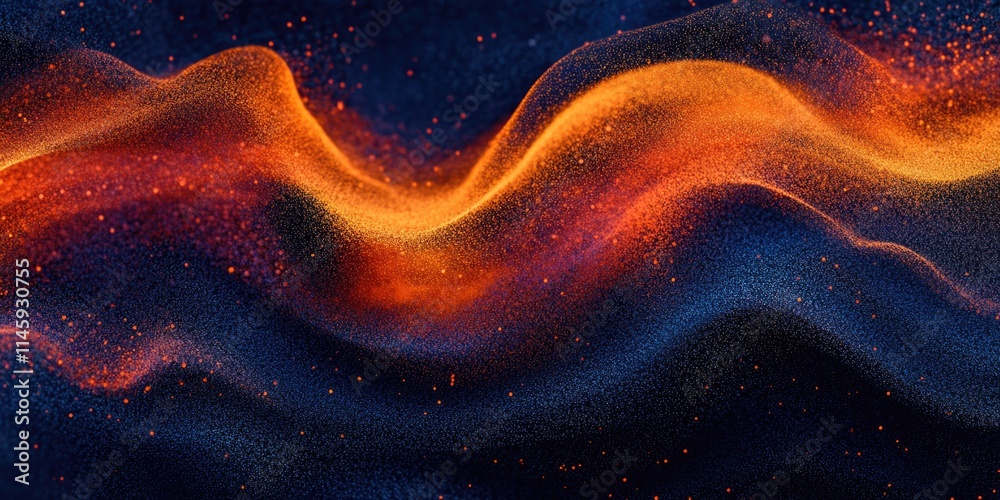 Obraz premium Colored Sand Wave