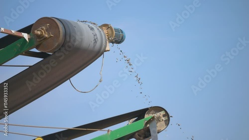 Men working in mining, extracting raw materials