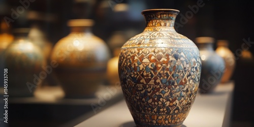 The intricate decoration of ancient vases showcases the unique artistry found in stones, highlighting the historical significance and beauty of ancient vases through their stunning stone designs.