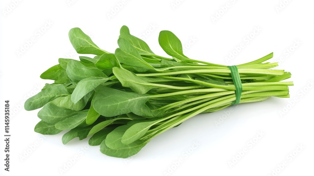 water spinach on white background. water spinach water spinach on white background. water spinach