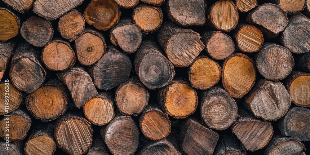 Wooden background featuring a stack of firewood. This image showcases a large collection of cut logs, presenting a natural wooden decor. The piled firewood is ideal for winter preparations. Wooden background featuring a stack of firewood. This image showcases a large collection of cut logs, presenting a natural wooden decor. The piled firewood is ideal for winter preparations.