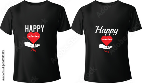 Valentine dayt shirt design