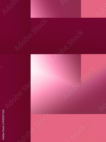 Glamour burgundy red wine colour dusty pink abstract background with gradient glow effect squares web template design business corporate banner graphics card cover