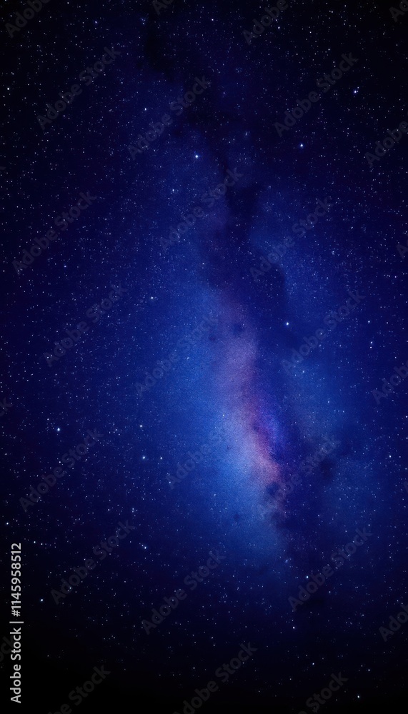 Fototapeta premium image of a night sky with a milky and stars