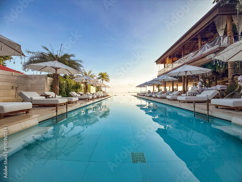 Views of Bo Phut Beach & resort in Koh Samui, Thailand