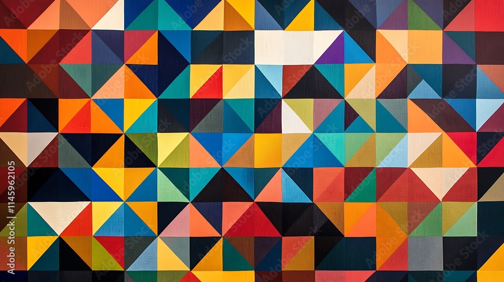 Abstract colorful geometric triangle pattern background. (4) Abstract colorful geometric triangle pattern background. (4)