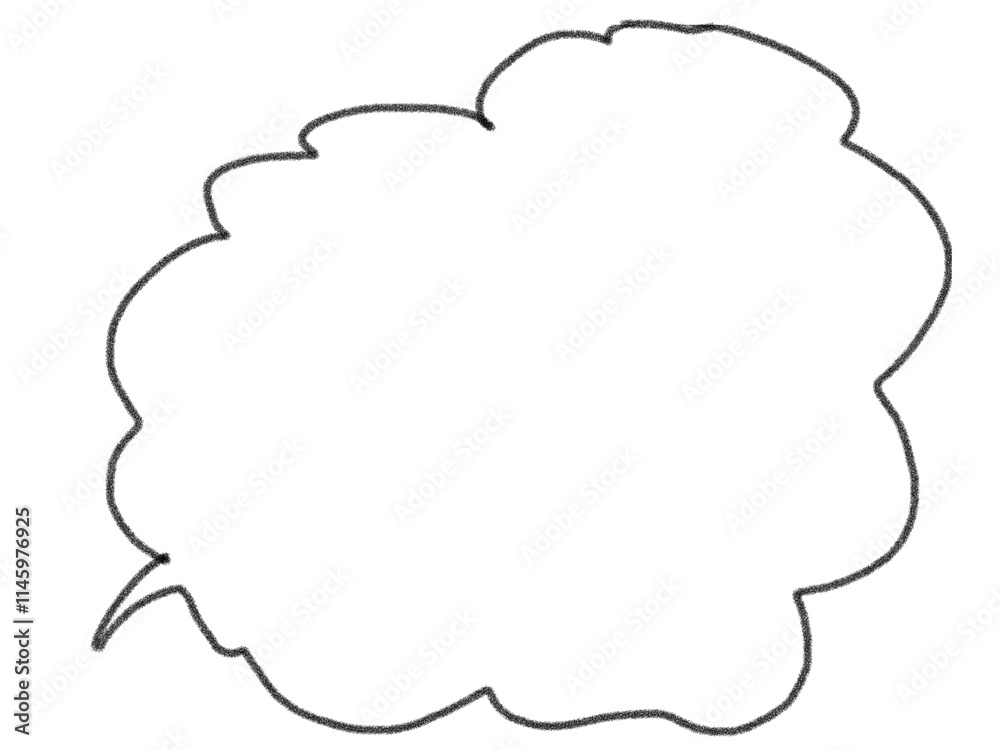 hand drawn illustration of a hand bubble speech hand drawn illustration of a hand bubble speech