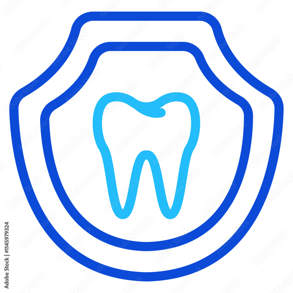 Dental protection Duoline Icon Dental protection Duoline Icon