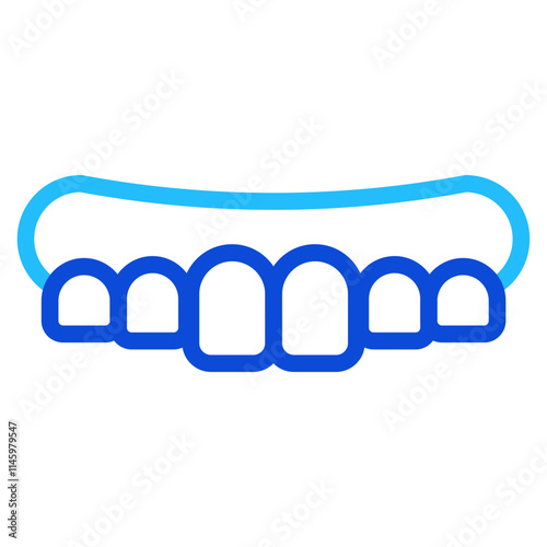 Dentures Duoline Icon