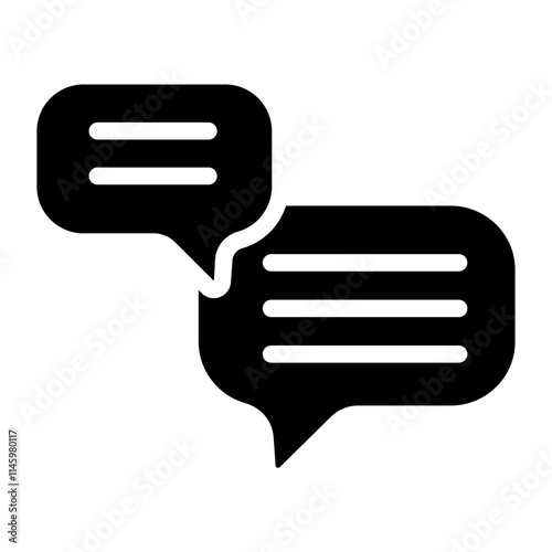 Discussion Solid Icon