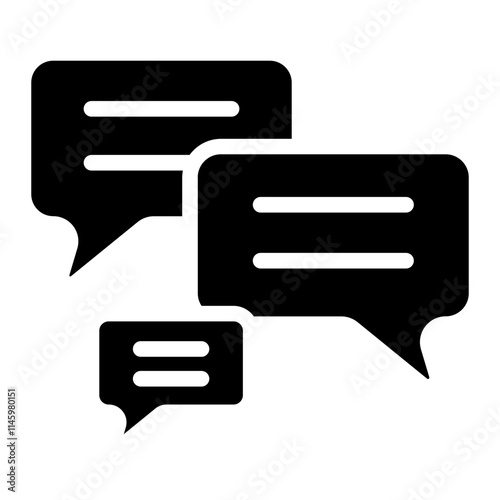 Discussion Solid Icon