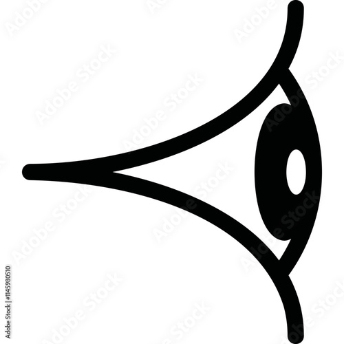 Simple vector icon eye
