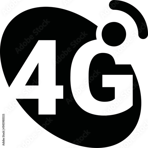 Simple vector icon wireless connection