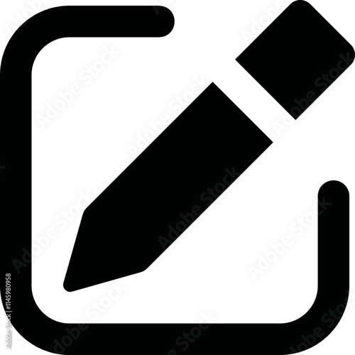 Simple vector icon pen
