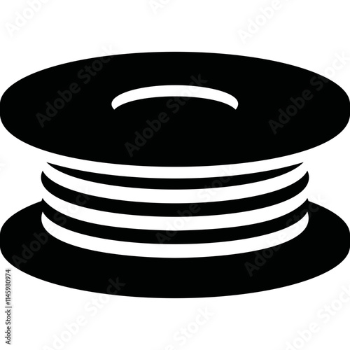 Simple vector icon spool
