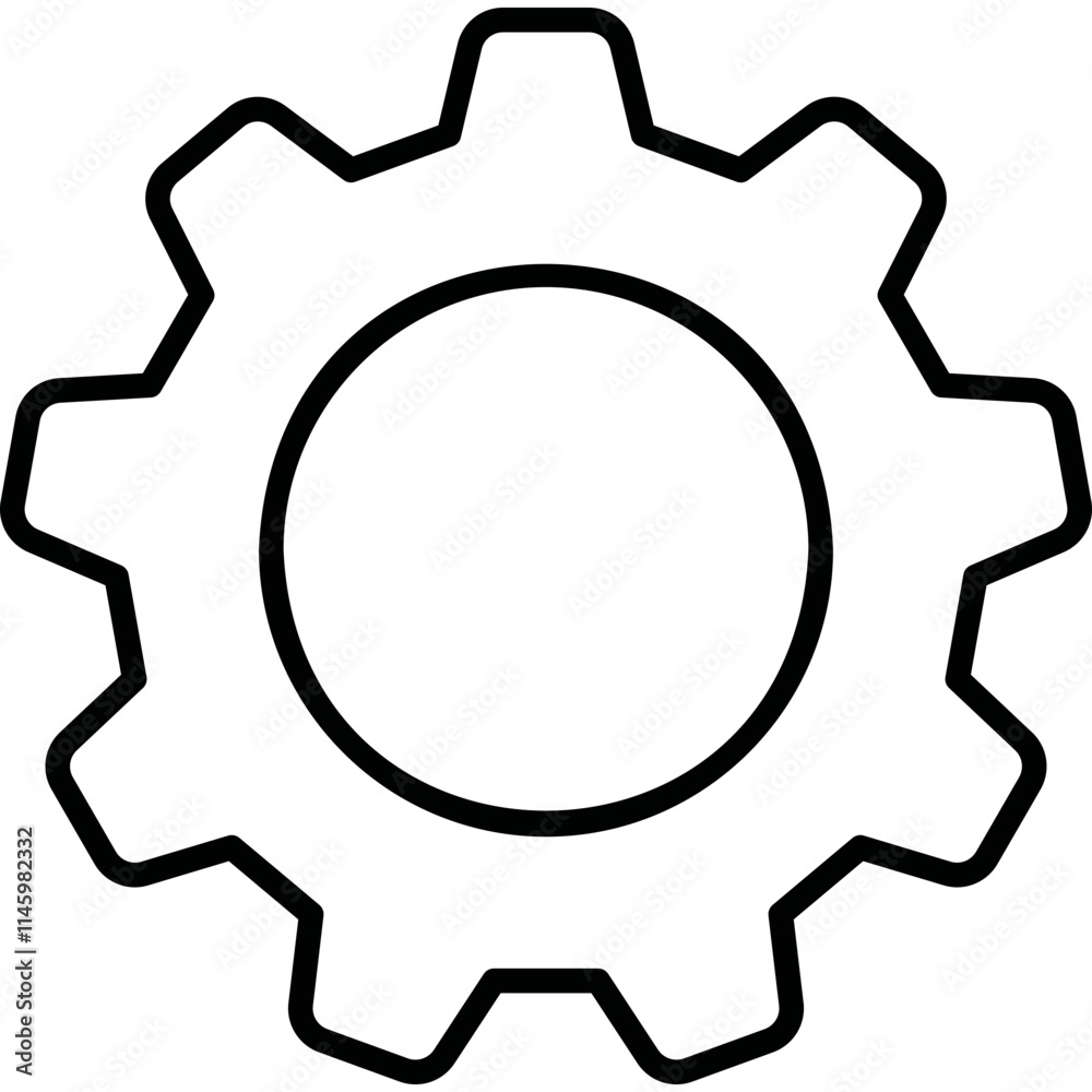 Simple vector icon settings button
Simple vector icon settings button