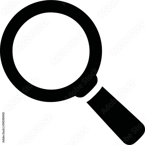 Simple vector icon magnifying glass
