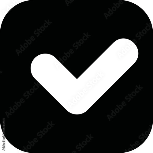 Simple vector icon check mark