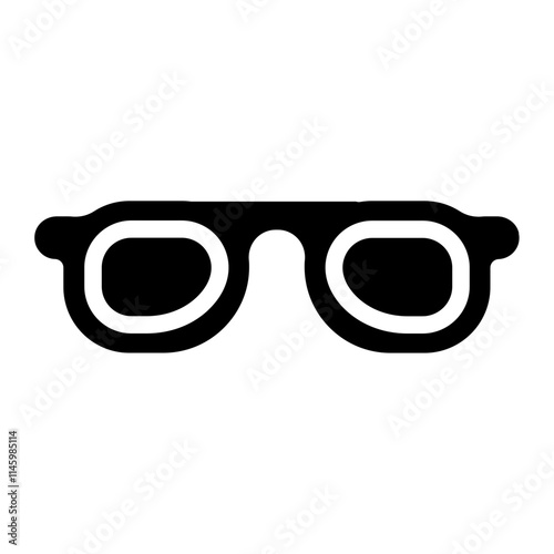 Glasses Solid Icon