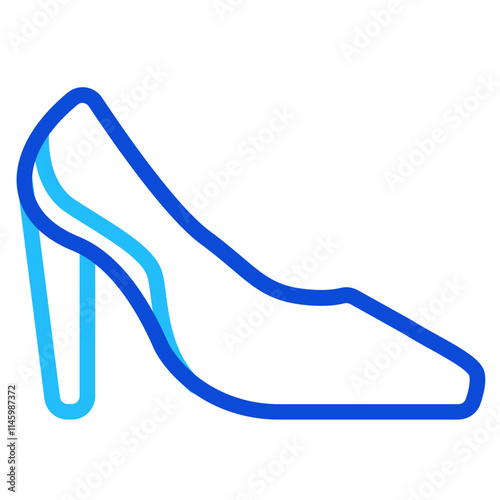 High heels Duoline Icon